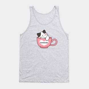 Catpuccino - Cat Pun Tank Top